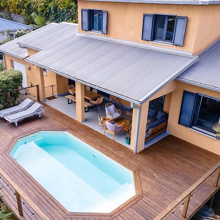 Villa Cactus Avec Piscine Et Vue Mer La Saline Le Bains Exteriör bild