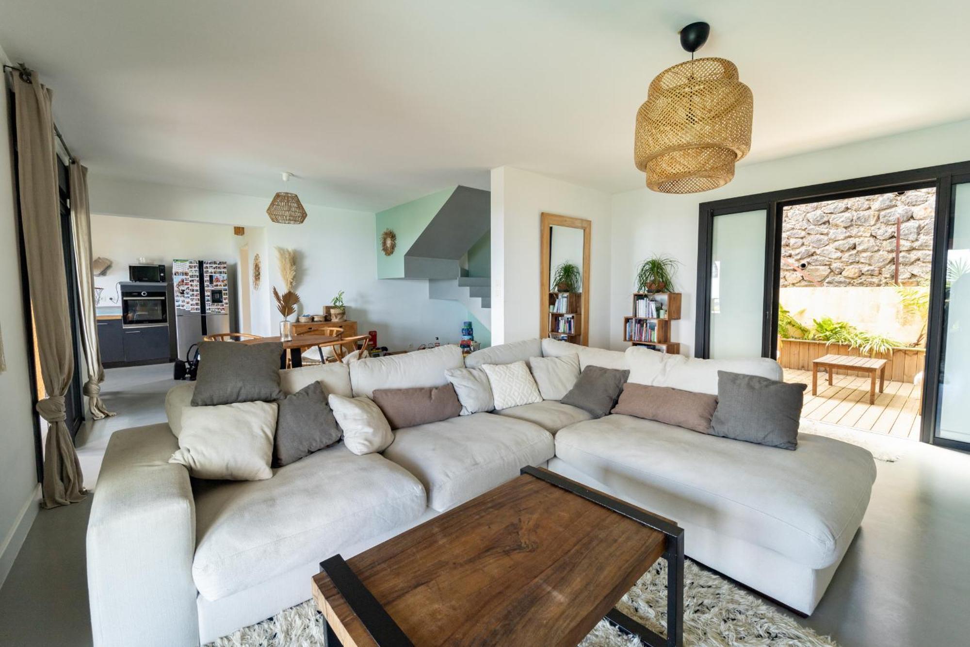 Villa Cactus Avec Piscine Et Vue Mer La Saline Le Bains Exteriör bild