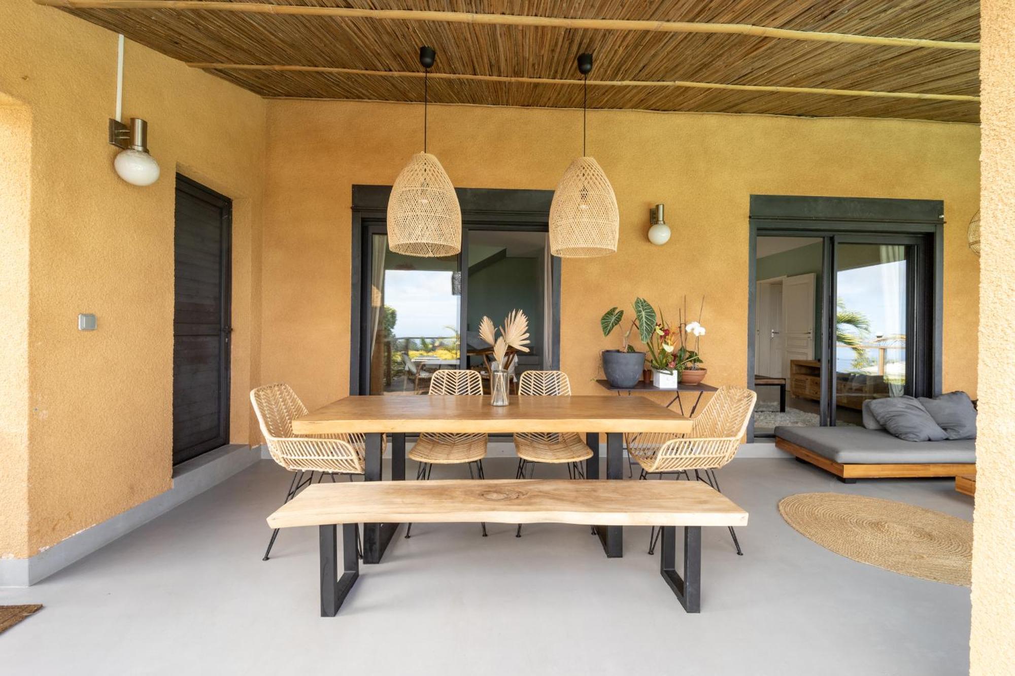 Villa Cactus Avec Piscine Et Vue Mer La Saline Le Bains Exteriör bild